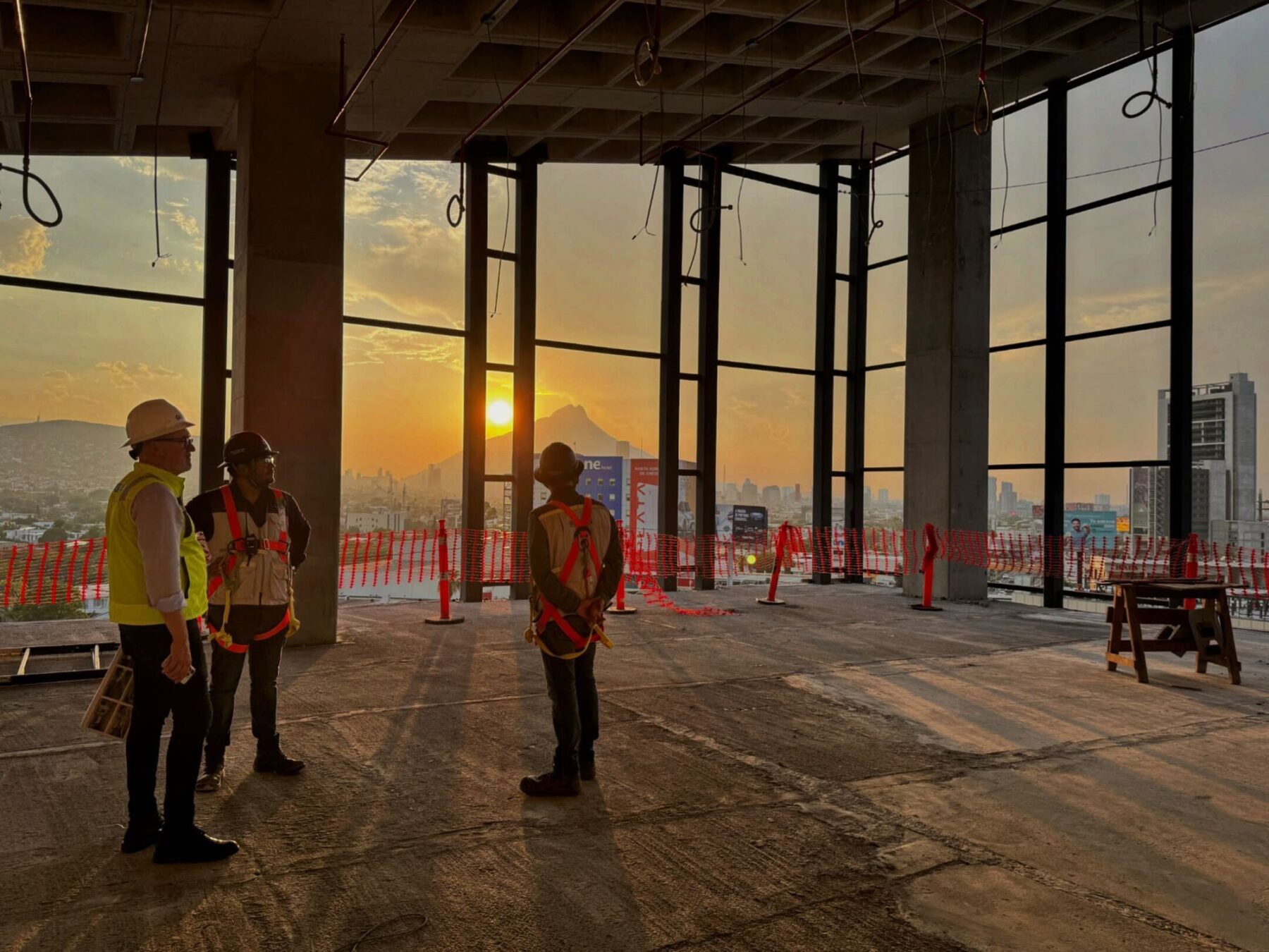 construction update photograph of interior